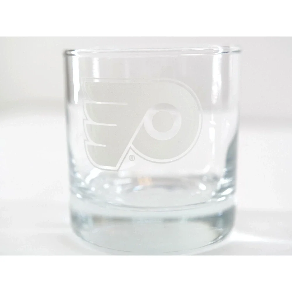 Whiskey Glass 6 Philadelphia Flyers Lowball Rocks Tumbler Jack Daniels